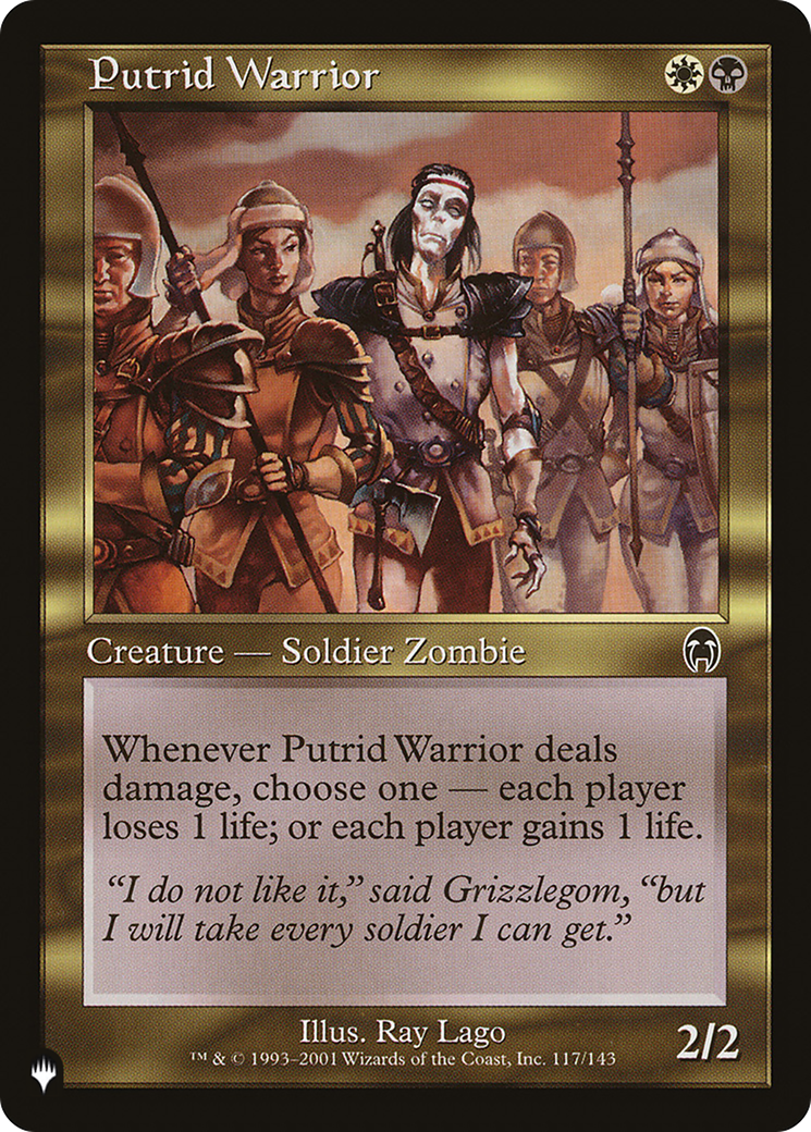Putrid Warrior [The List] | Grognard Games