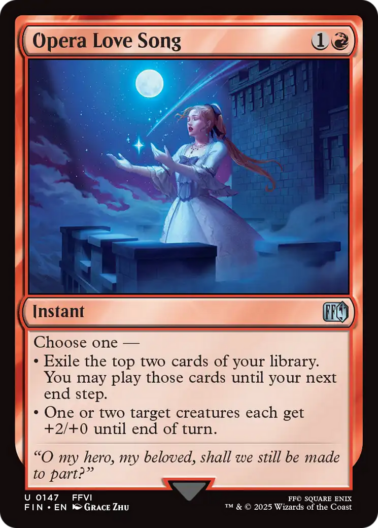 Opera Love Song (FIN-147) - FINAL FANTASY Foil | Grognard Games