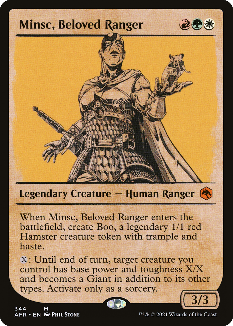 Minsc, Beloved Ranger (Showcase) [Dungeons & Dragons: Adventures in the Forgotten Realms] | Grognard Games