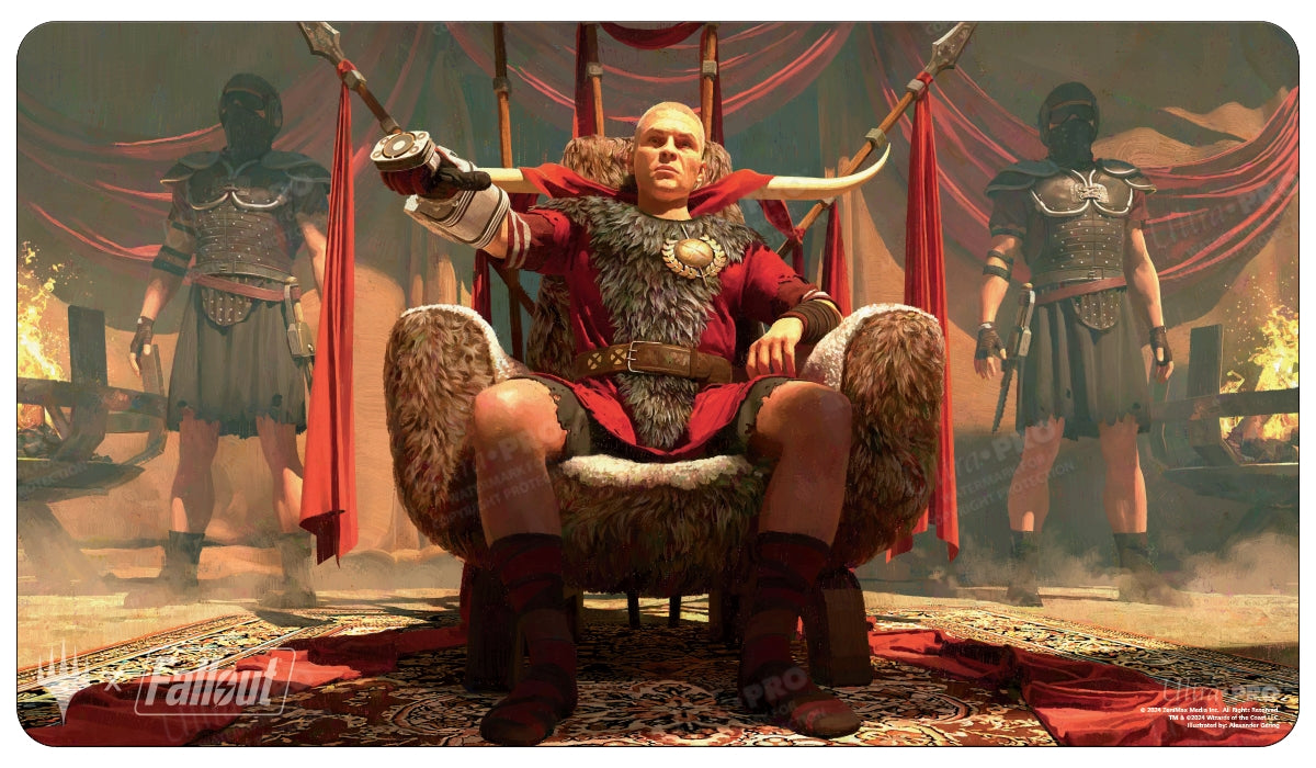 Caesar, Legion's Emperor Fallout Playmat - Magic: The Gathering (Pre-order) | Grognard Games