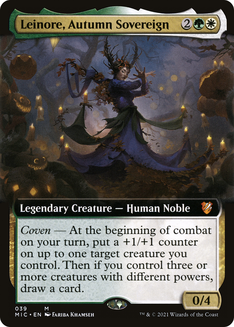 Leinore, Autumn Sovereign (Extended) [Innistrad: Midnight Hunt Commander] | Grognard Games