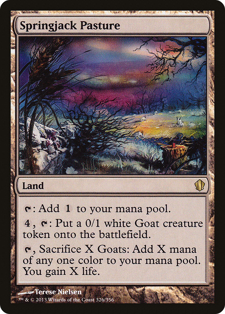 Springjack Pasture [Commander 2013] | Grognard Games