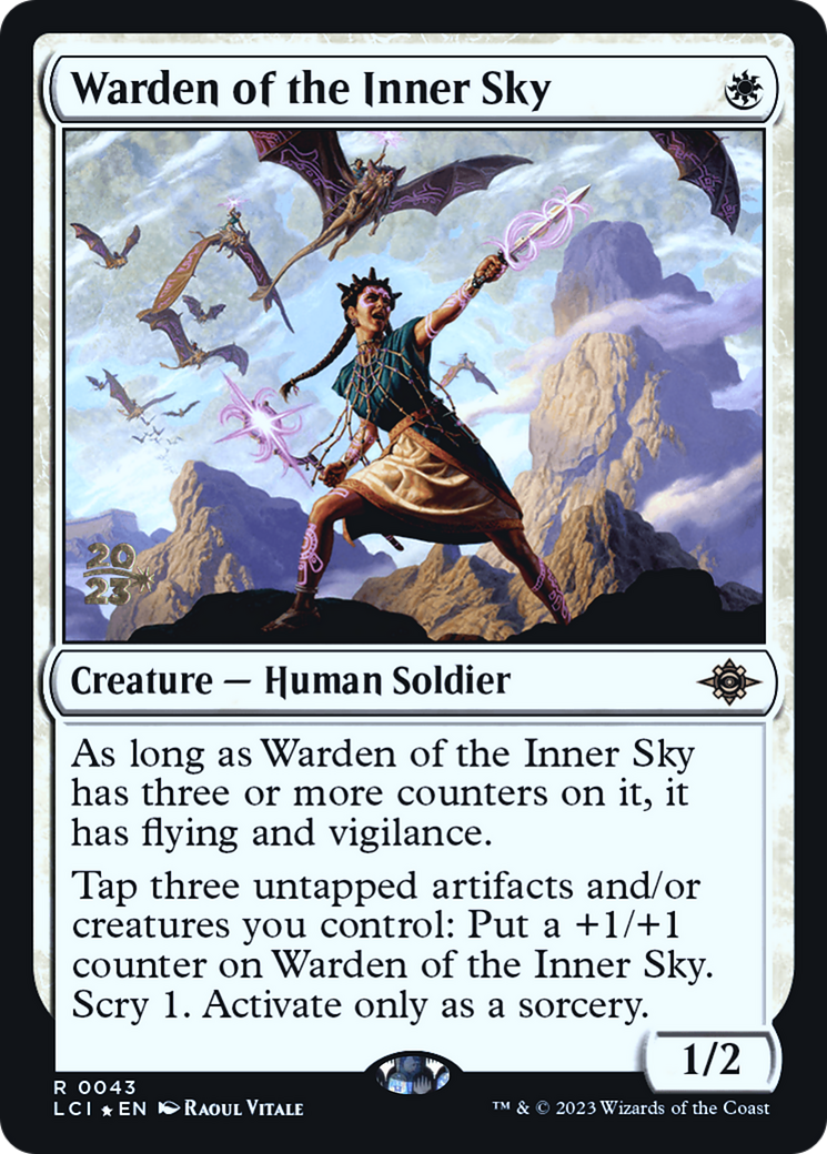 Warden of the Inner Sky [The Lost Caverns of Ixalan Prerelease Cards] | Grognard Games