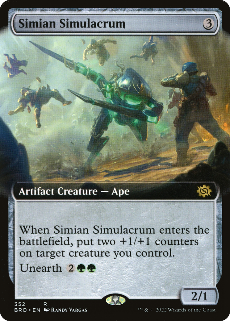 Simian Simulacrum (Extended Art) [The Brothers' War] | Grognard Games