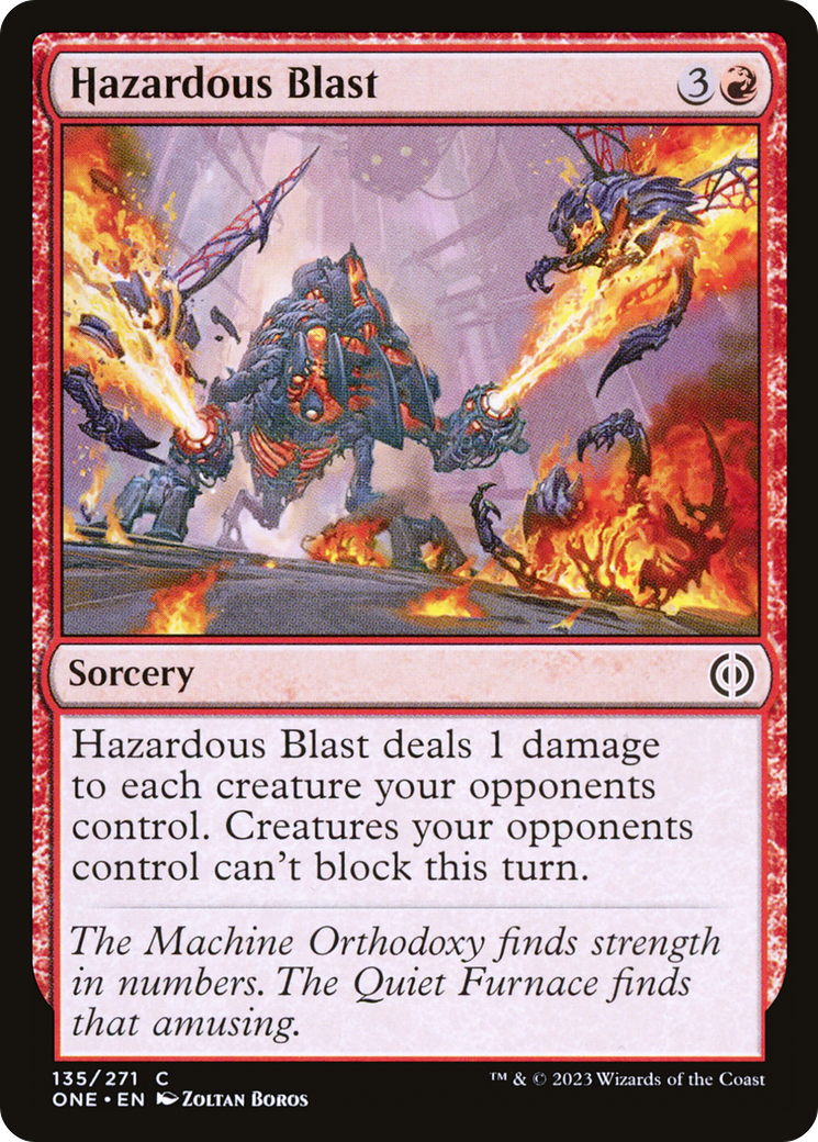 Hazardous Blast [Phyrexia: All Will Be One] | Grognard Games