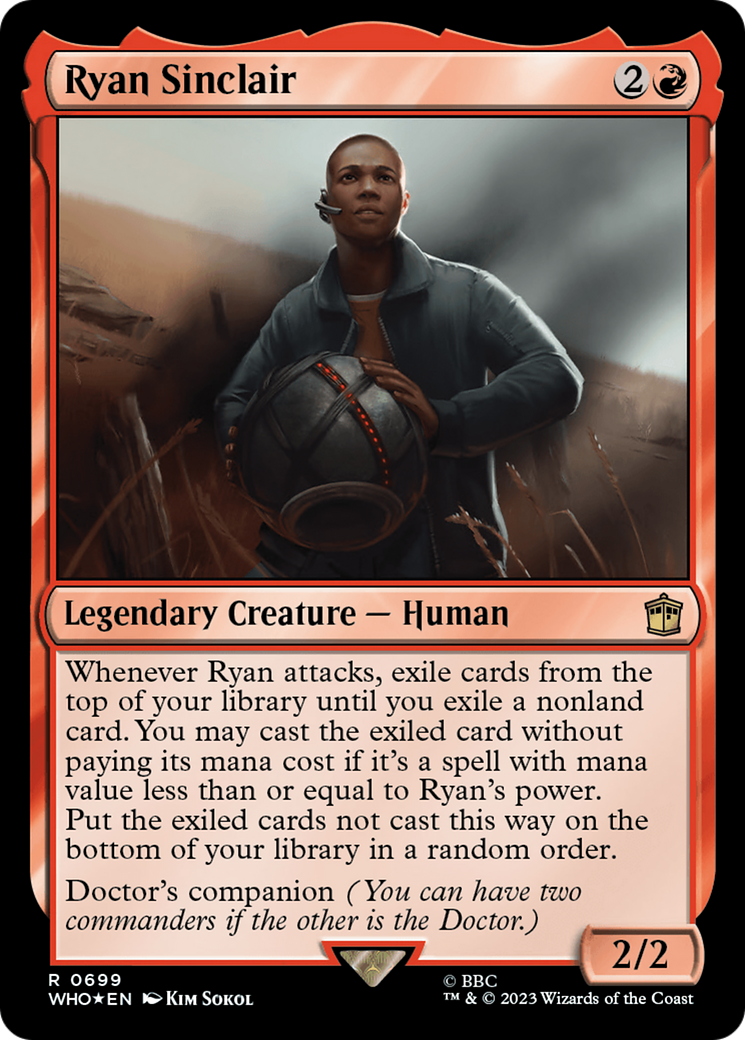 Ryan Sinclair (Surge Foil) [Doctor Who] | Grognard Games