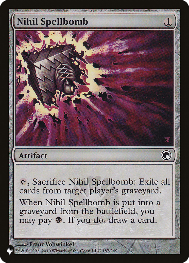 Nihil Spellbomb [The List] | Grognard Games