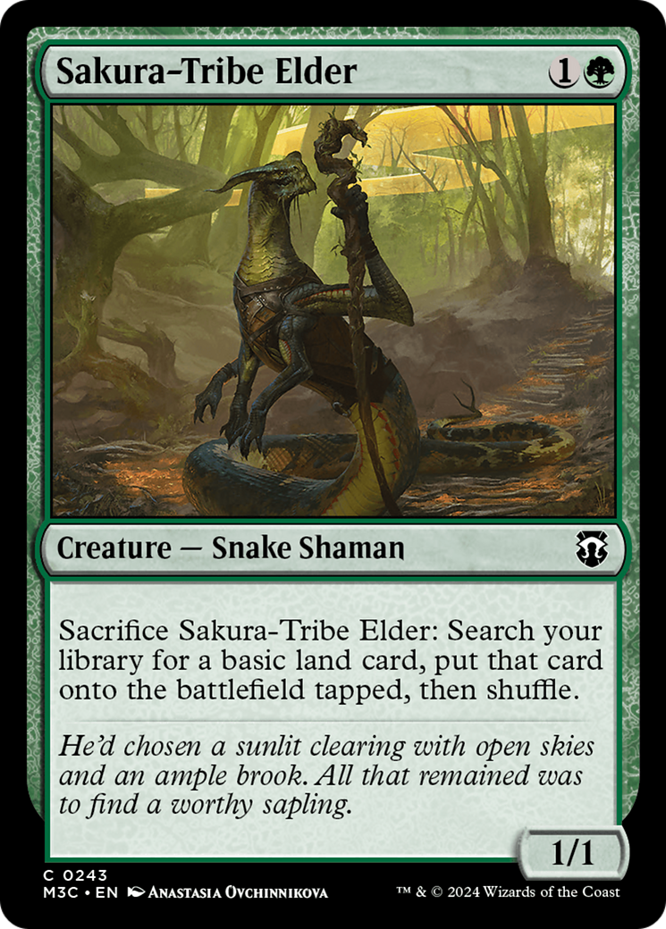 Sakura-Tribe Elder (Ripple Foil) [Modern Horizons 3 Commander] | Grognard Games