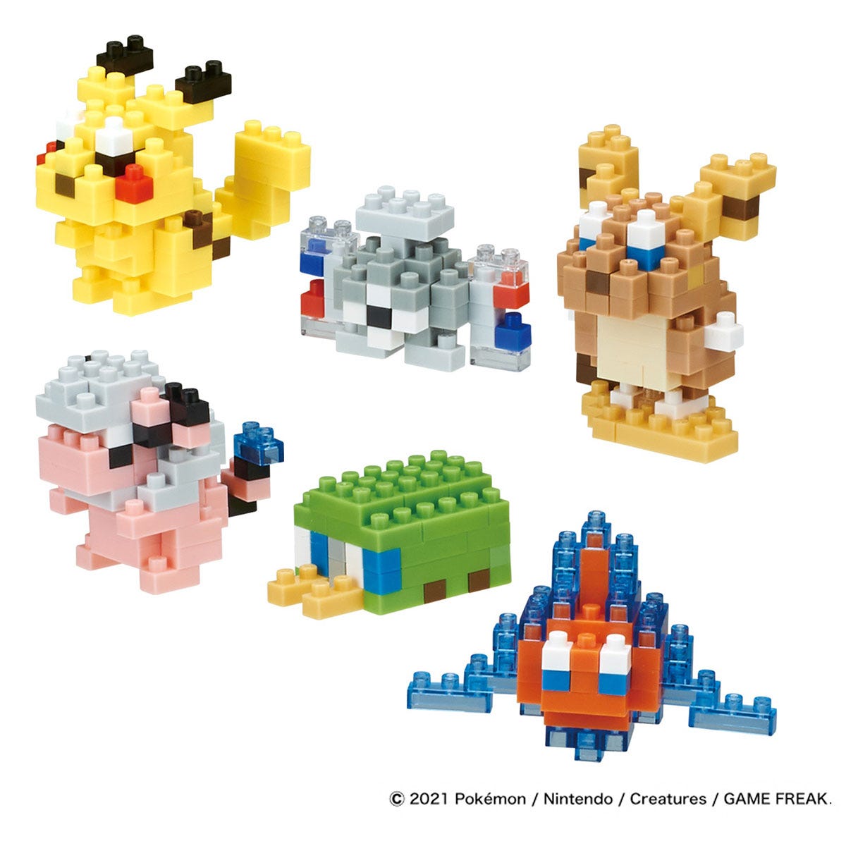 Nanoblock Pokemon Series Electric set 1 | Grognard Games