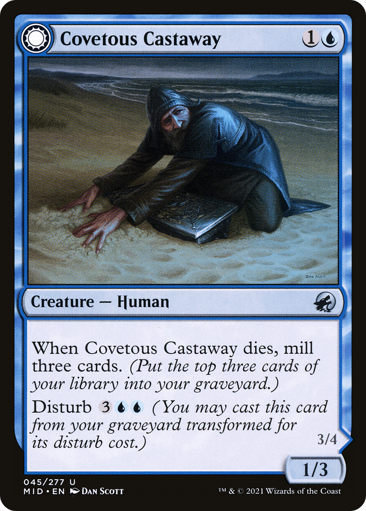 Covetous Castaway // Ghostly Castigator [Innistrad: Midnight Hunt] | Grognard Games