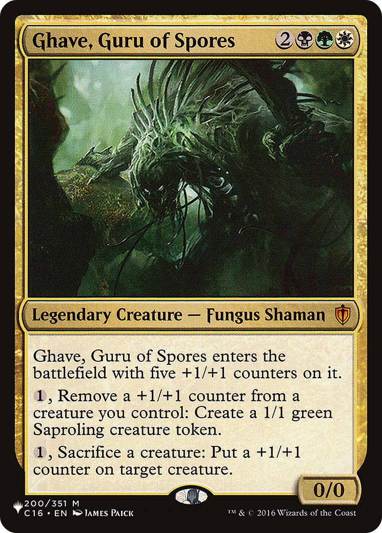 Ghave, Guru of Spores [The List] | Grognard Games