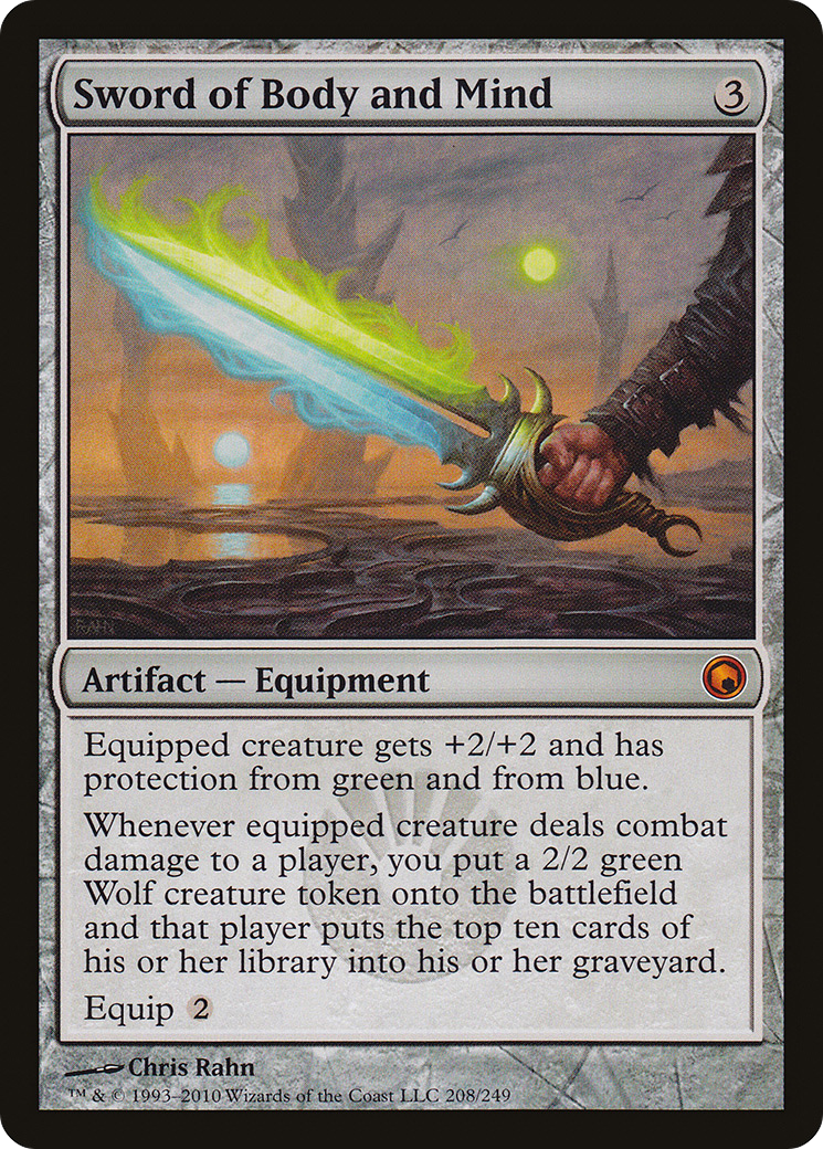 Sword of Body and Mind (SOM-208) - Scars of Mirrodin | Grognard Games