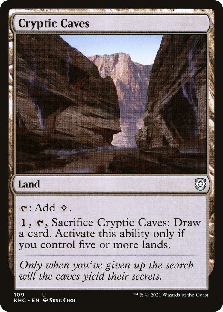 Cryptic Caves [Kaldheim Commander] | Grognard Games