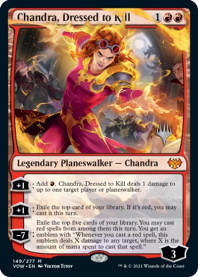 Chandra, Dressed to Kill (Promo Pack) [Innistrad: Crimson Vow Promos] | Grognard Games