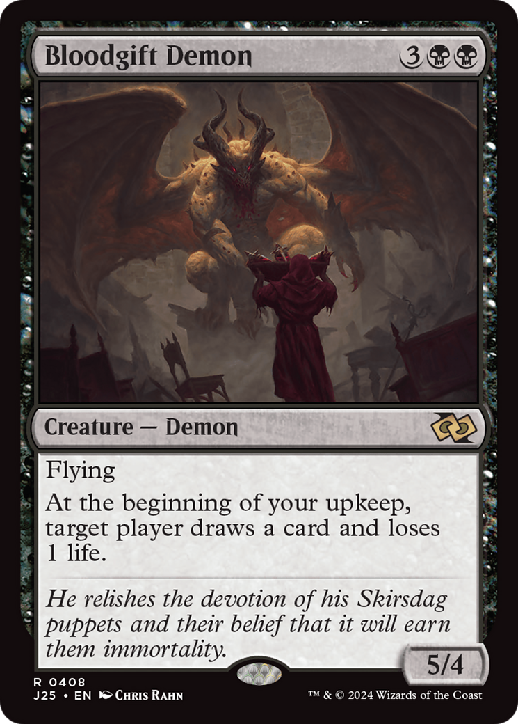 mtg dominaria united jumpstart booster box Bloodgift Demon [Foundations Jumpstart] – Grognard Games