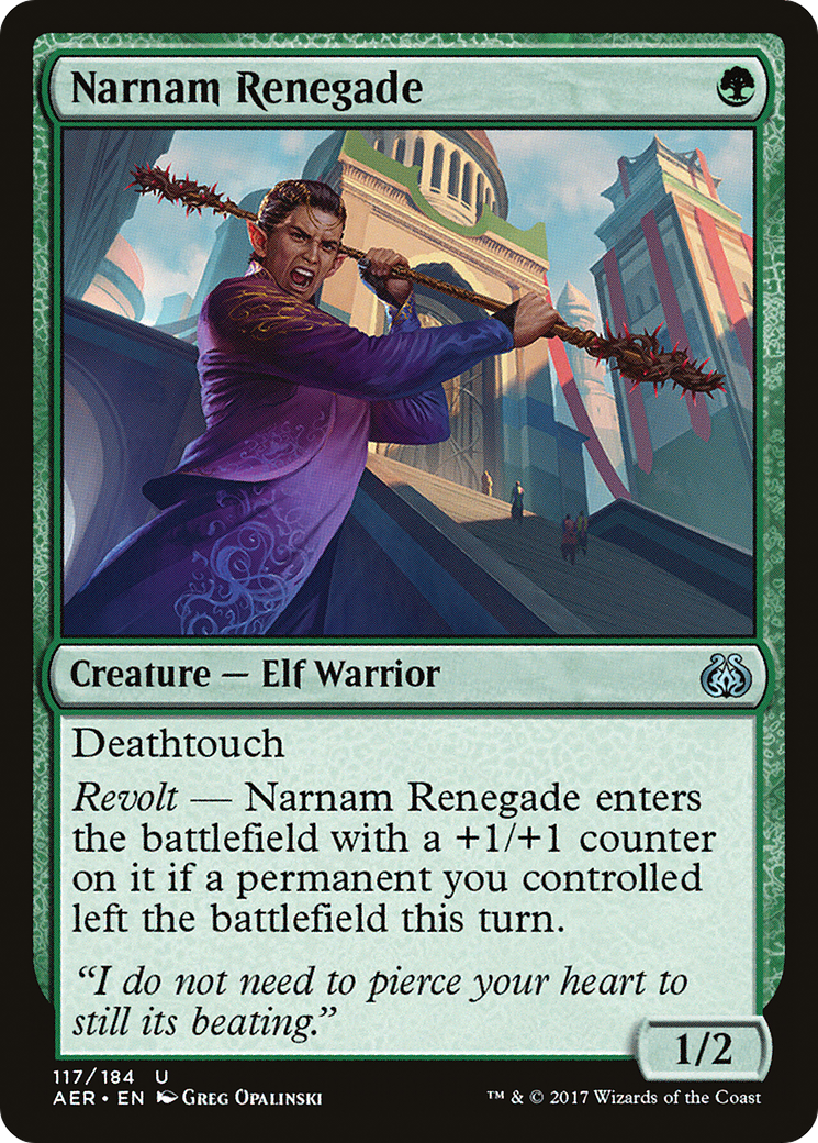 Narnam Renegade [Aether Revolt] | Grognard Games