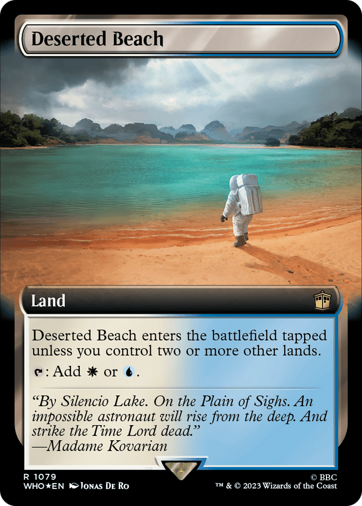 Deserted Beach (Extended Art) (Surge Foil) [Doctor Who] | Grognard Games