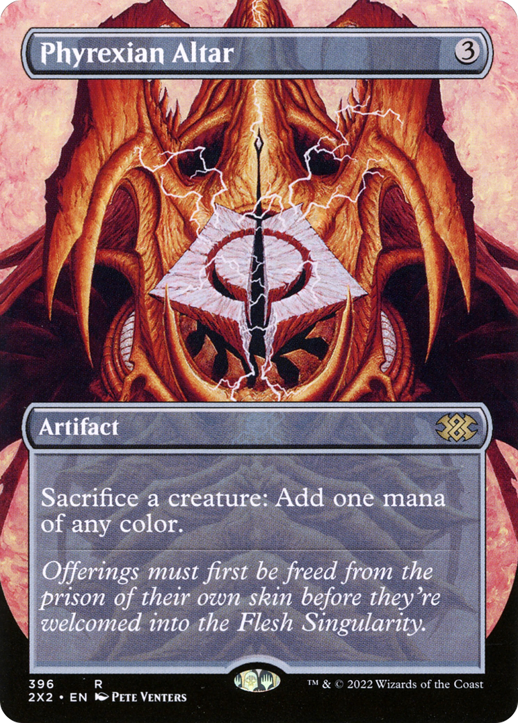 Phyrexian Altar (Borderless Alternate Art) [Double Masters 2022] | Grognard Games