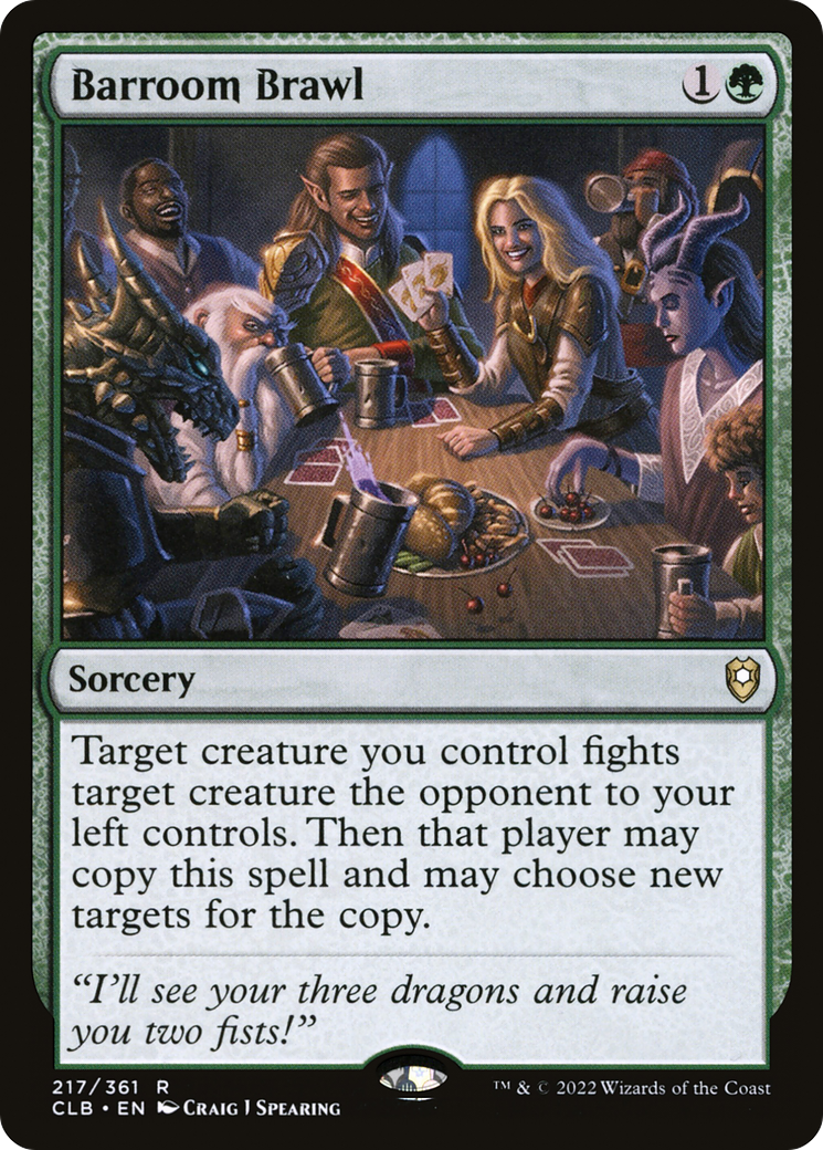 Barroom Brawl [Commander Legends: Battle for Baldur's Gate] | Grognard Games