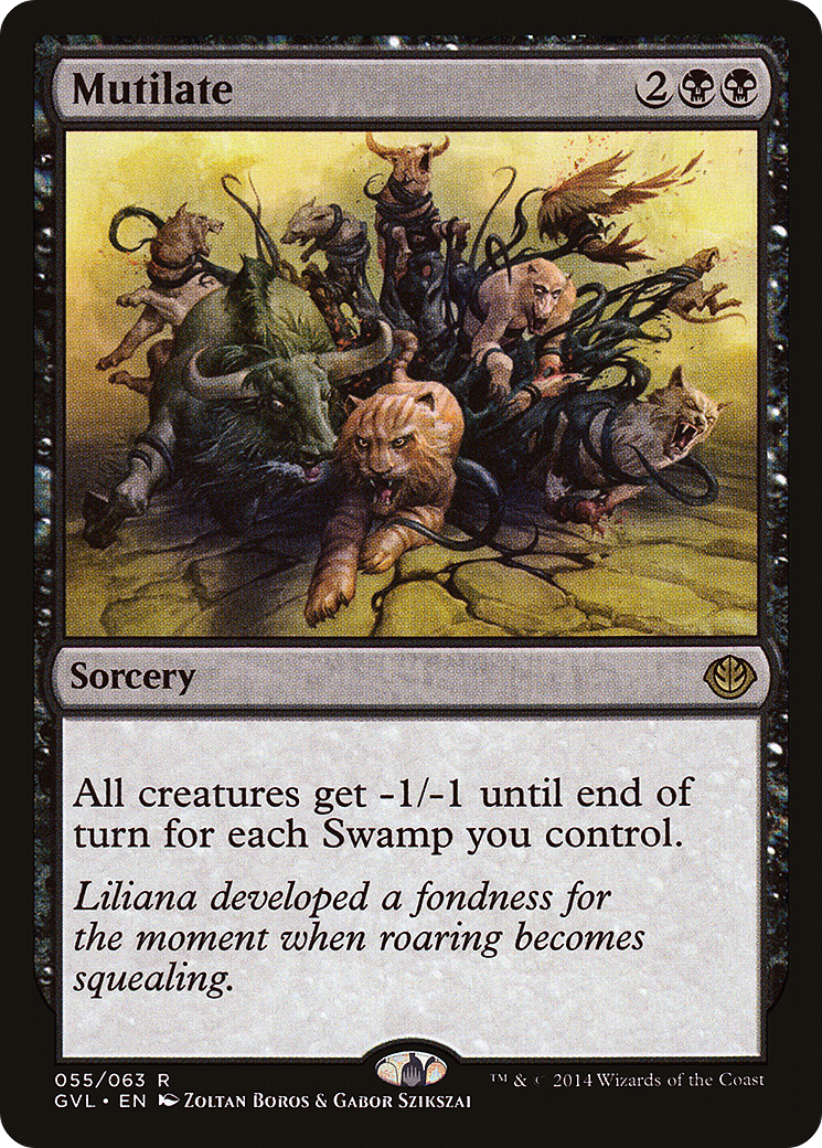 Mutilate (Garruk vs. Liliana) [Duel Decks Anthology] | Grognard Games