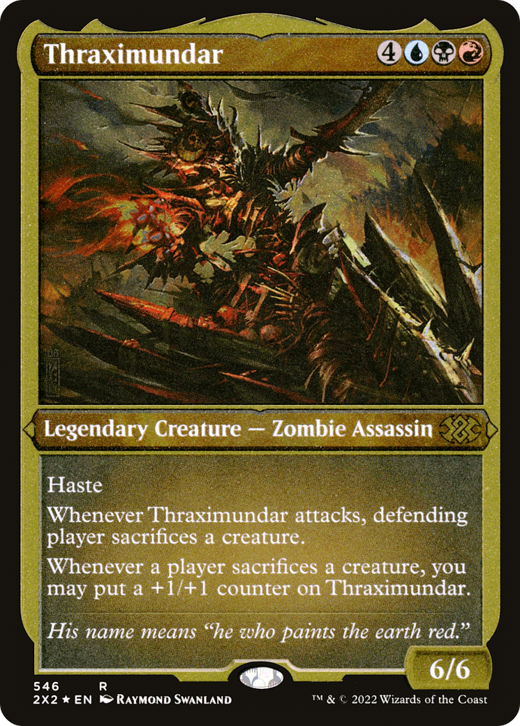 Thraximundar (Foil Etched) (2X2-546) - Double Masters 2022 Foil | Grognard Games