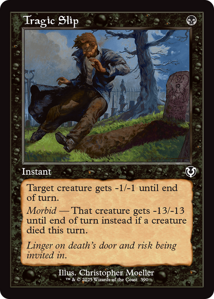 Tragic Slip (Retro Frame) [Innistrad Remastered] | Grognard Games