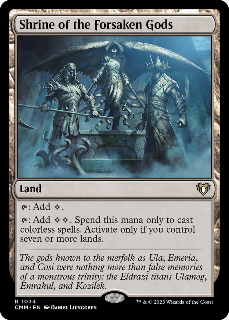 Shrine of the Forsaken Gods [Commander Masters] | Grognard Games