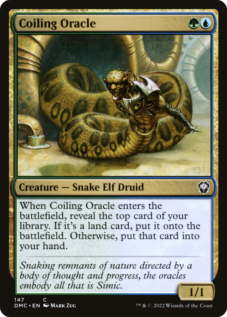 Coiling Oracle [Dominaria United Commander] | Grognard Games