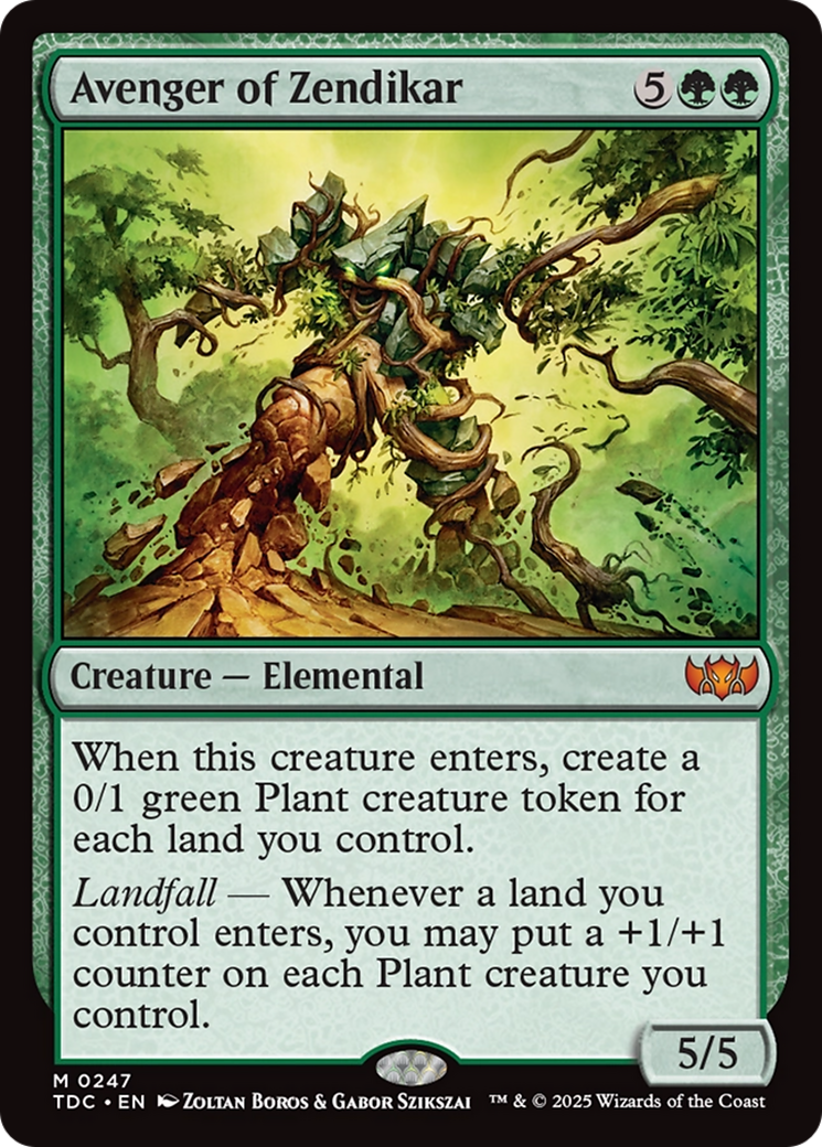 Avenger of Zendikar [Tarkir: Dragonstorm Commander] | Grognard Games