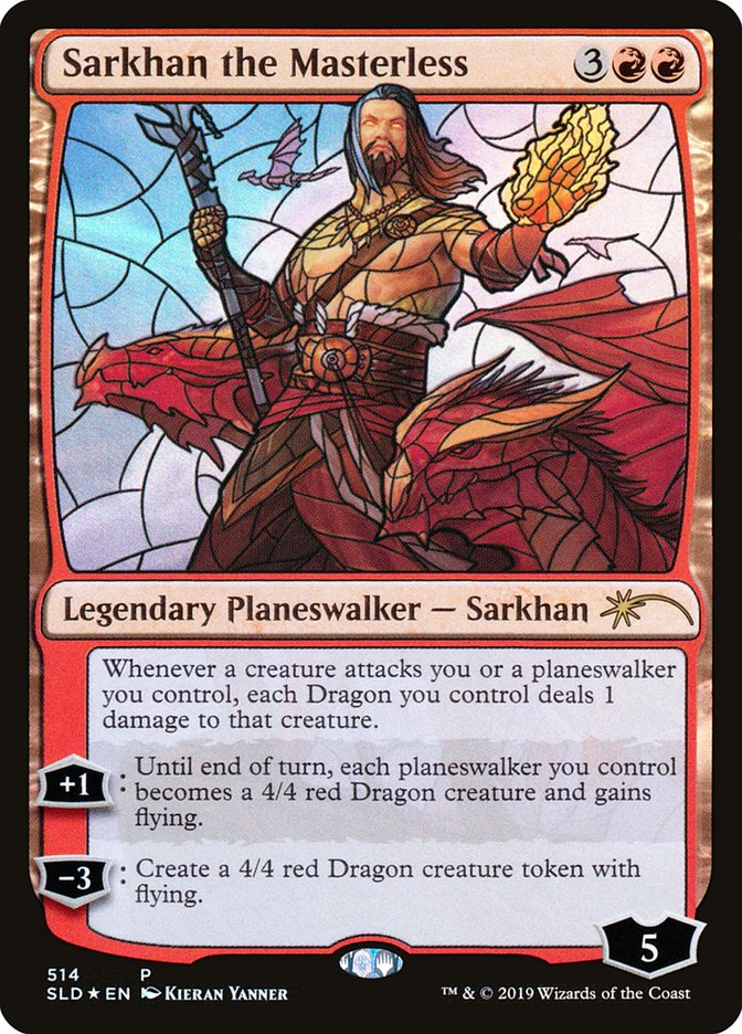 Sarkhan the Masterless (Stained Glass) [Secret Lair Drop Promos] | Grognard Games