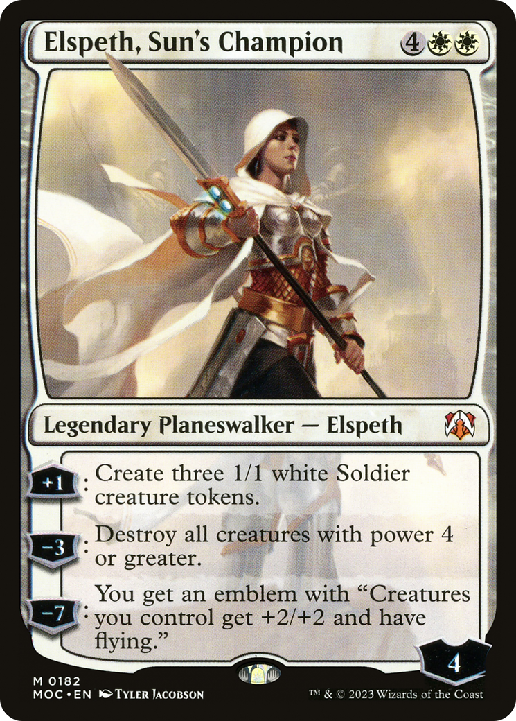 Elspeth, Sun's Champion [March of the Machine Commander] | Grognard Games