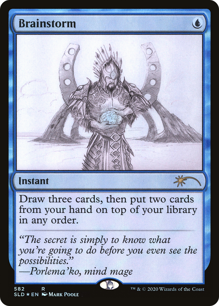 Brainstorm (Sketch) [Secret Lair Drop Promos] | Grognard Games