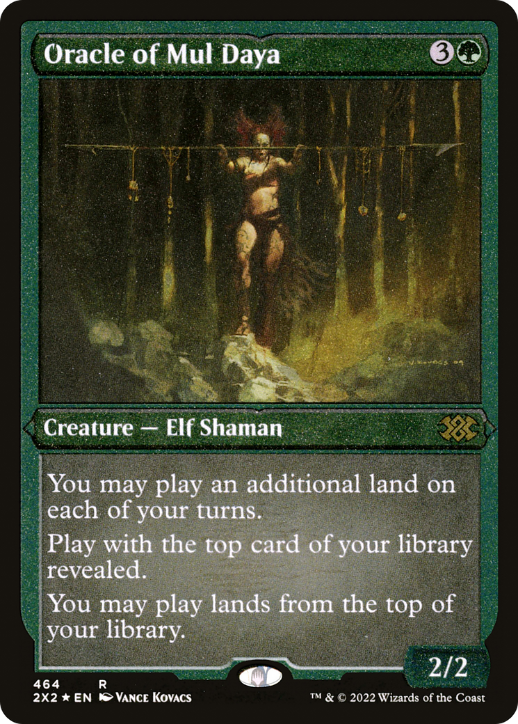 Oracle of Mul Daya (Foil Etched) (2X2-464) - Double Masters 2022 Foil | Grognard Games