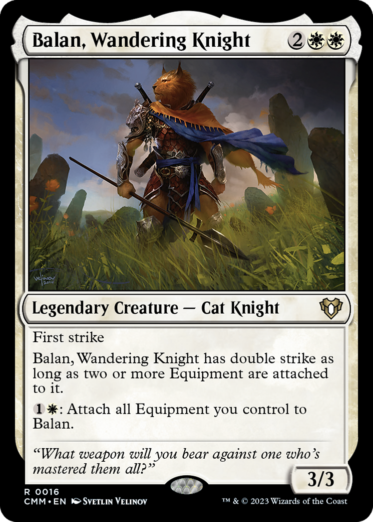 Balan, Wandering Knight [Commander Masters] | Grognard Games