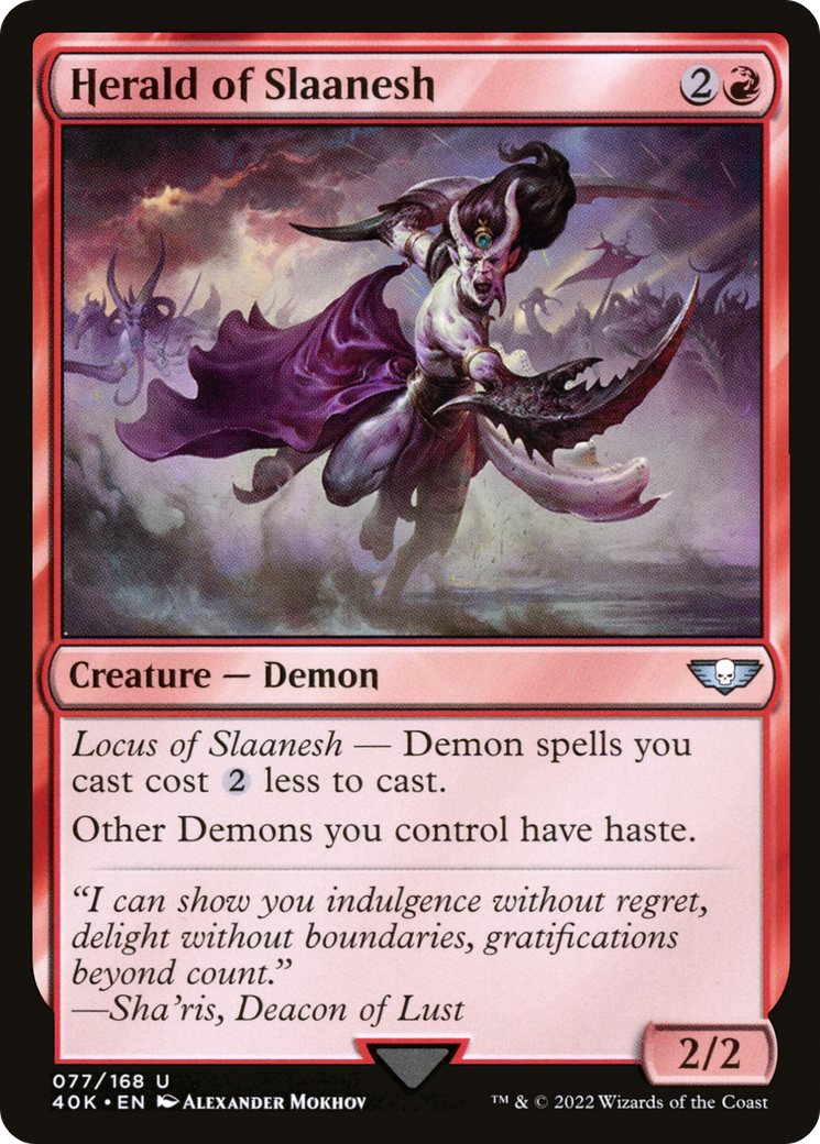Herald of Slaanesh [Universes Beyond: Warhammer 40,000] | Grognard Games