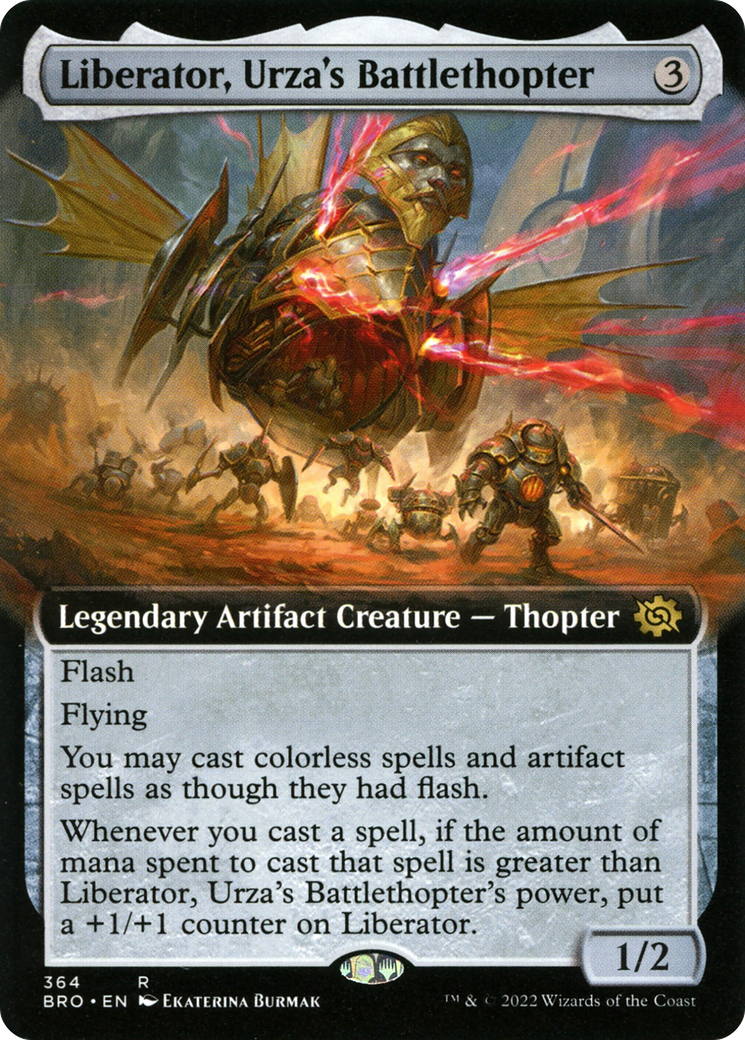 Liberator, Urza's Battlethopter (Extended Art) [The Brothers' War] | Grognard Games