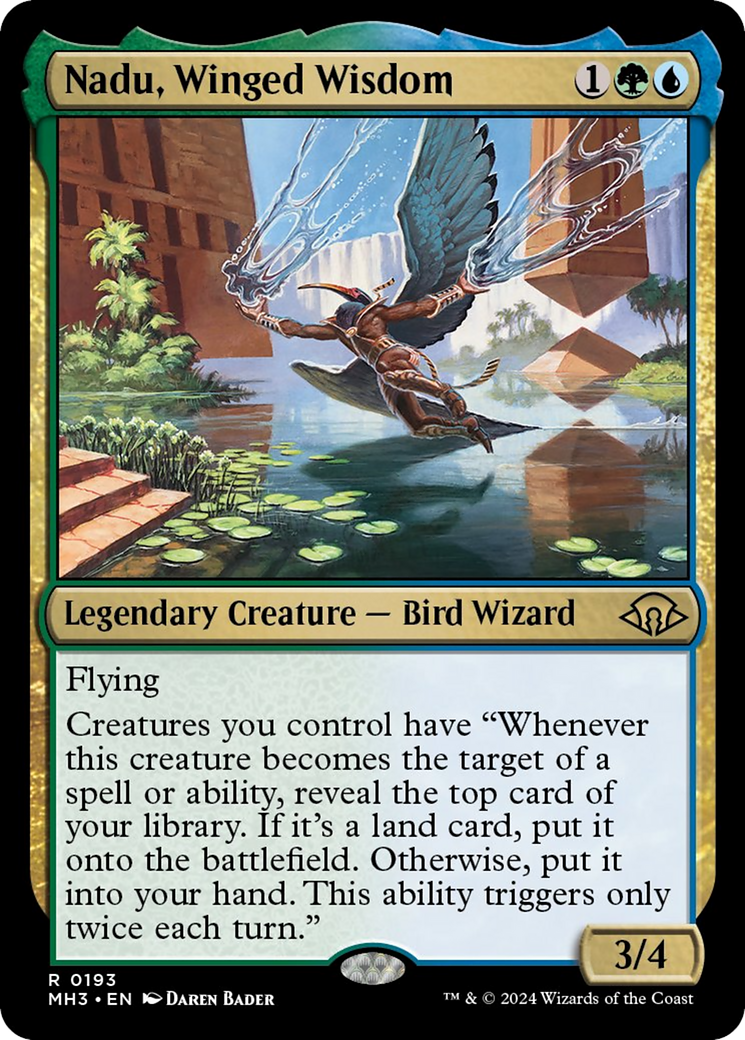 Nadu, Winged Wisdom [Modern Horizons 3] | Grognard Games