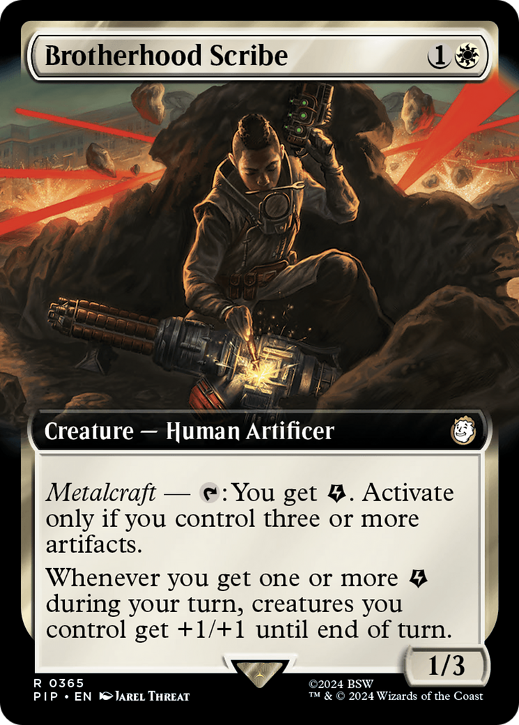 Brotherhood Scribe (Extended Art) [Fallout] | Grognard Games