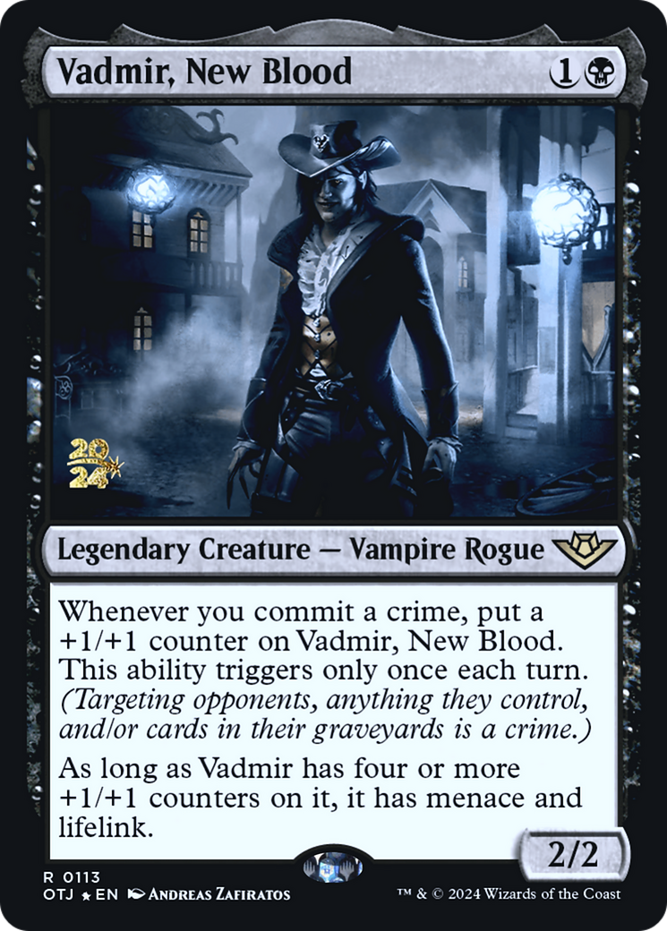 Vadmir, New Blood [Outlaws of Thunder Junction Prerelease Promos] | Grognard Games