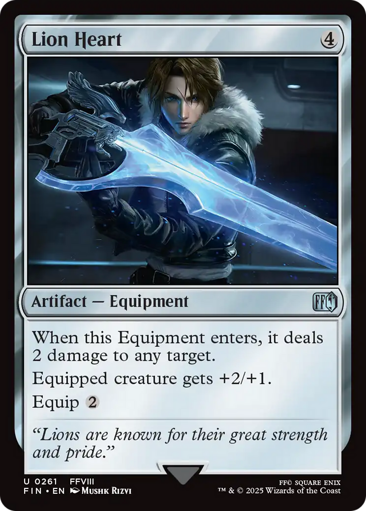 Lion Heart (FIN-261) - FINAL FANTASY Foil | Grognard Games