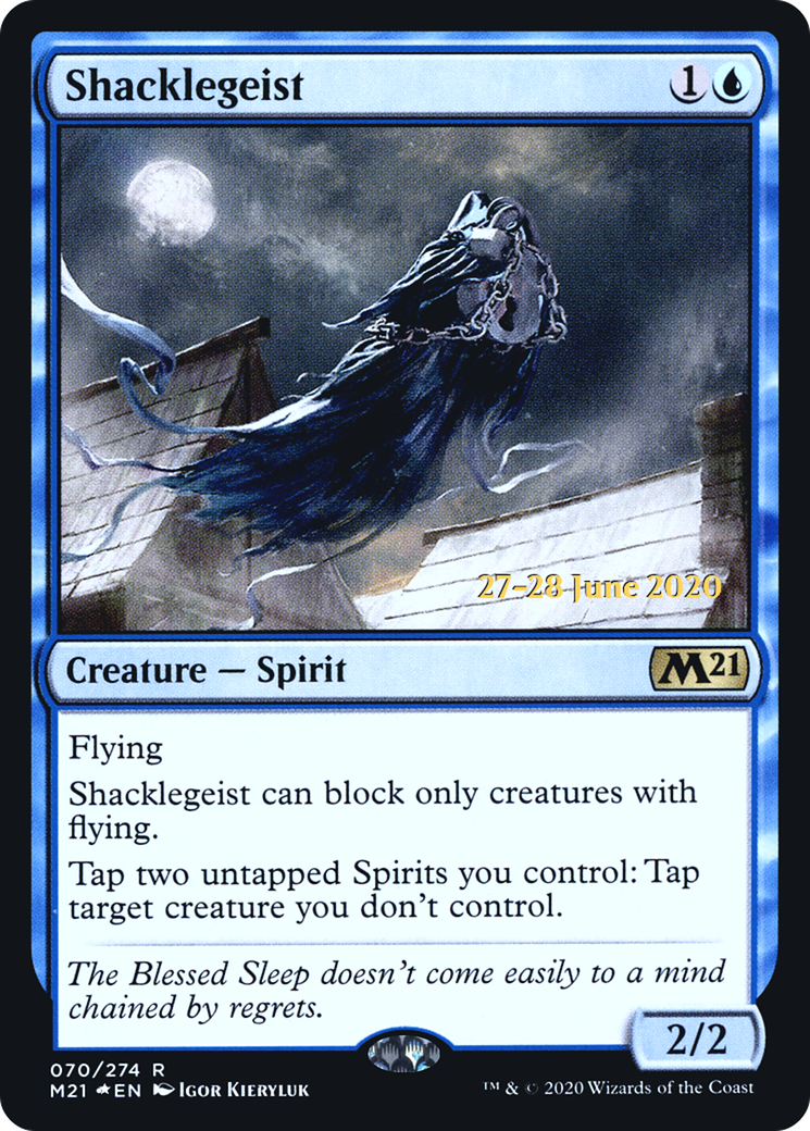 Shacklegeist  [Core Set 2021 Prerelease Promos] | Grognard Games