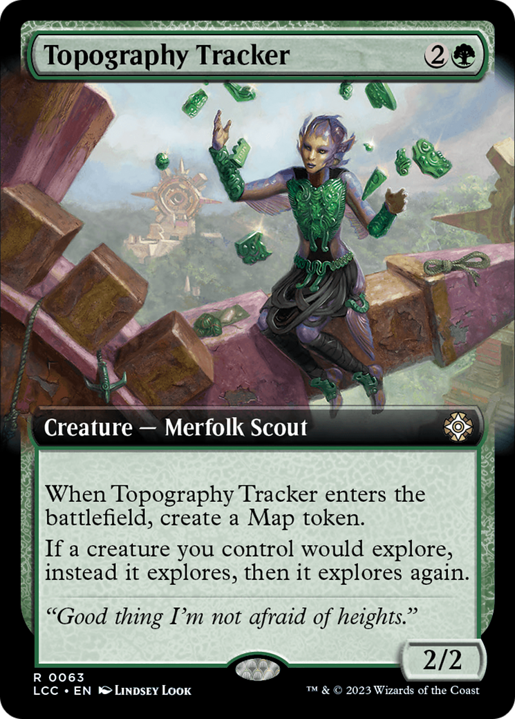 Topography Tracker (Extended Art) [The Lost Caverns of Ixalan Commander] | Grognard Games
