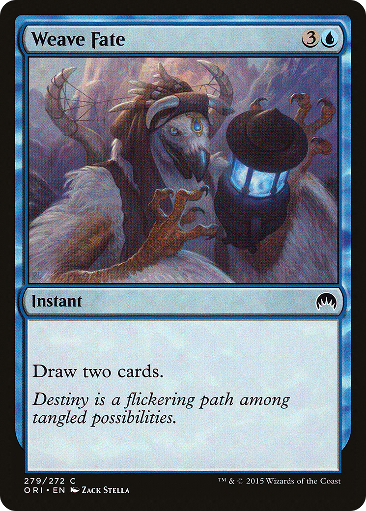 Weave Fate (ORI-279) - Magic Origins Foil | Grognard Games