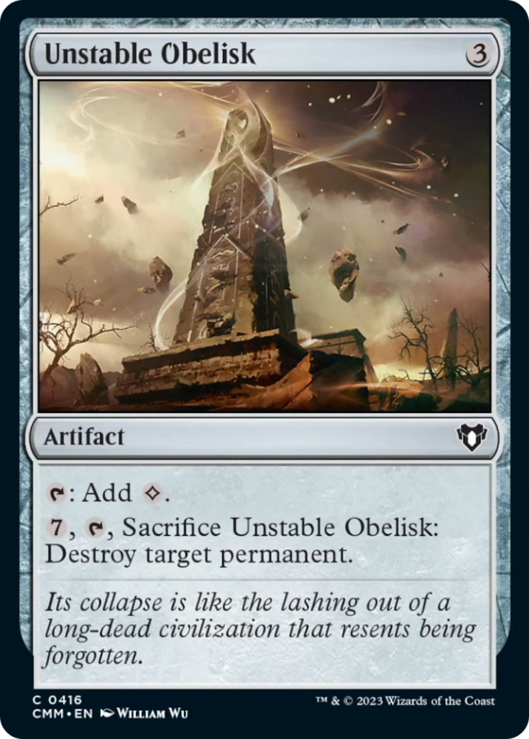 Unstable Obelisk [Commander Masters] | Grognard Games