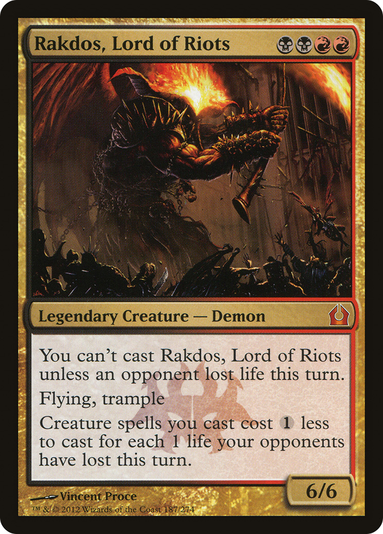Rakdos, Lord of Riots [Return to Ravnica] | Grognard Games