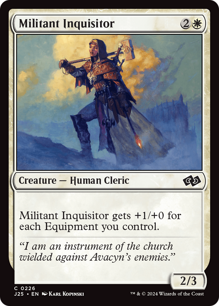 Militant Inquisitor [Foundations Jumpstart] | Grognard Games