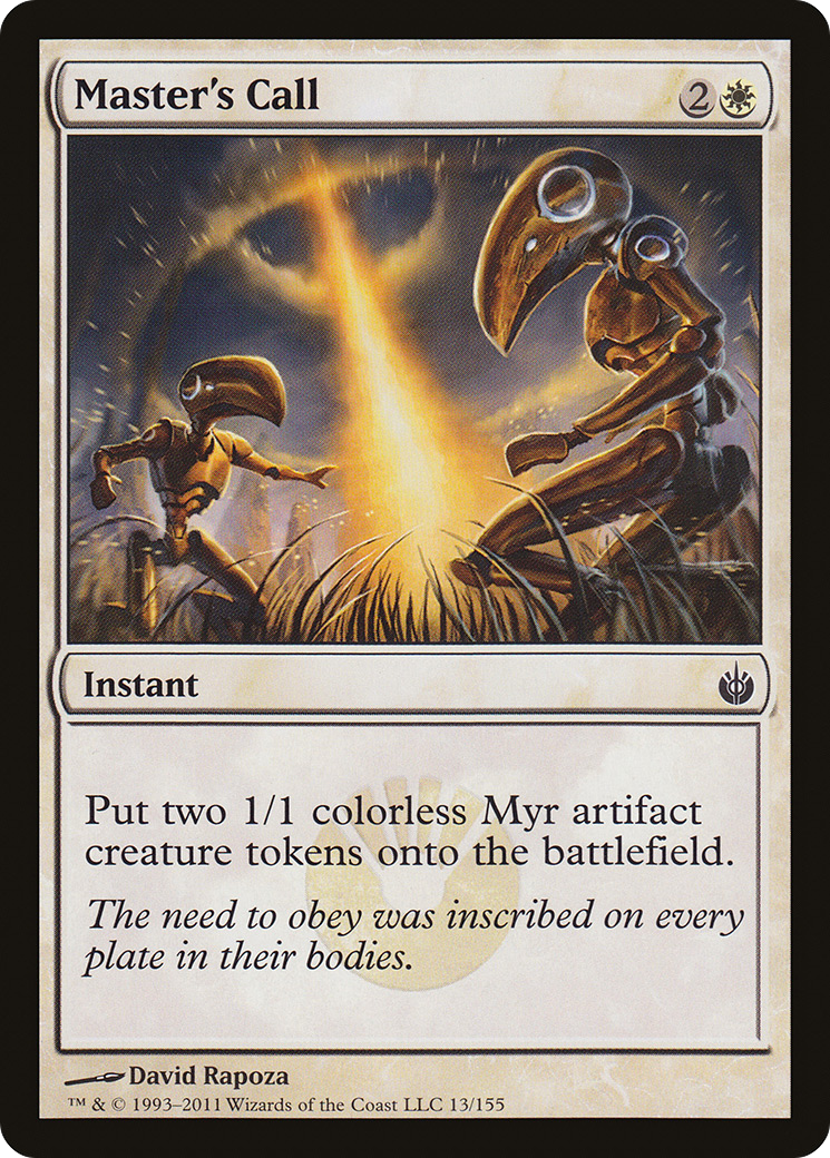 Master's Call [Mirrodin Besieged] | Grognard Games