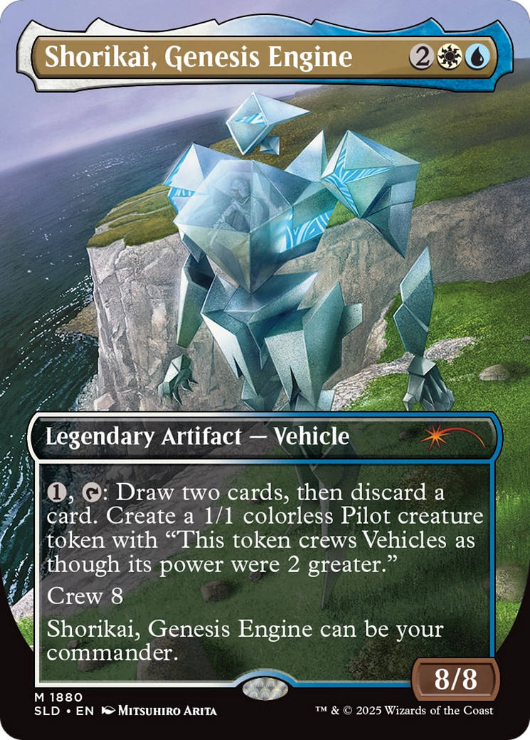 Shorikai, Genesis Engine (SLD-1880) - Secret Lair Drop (Borderless) Foil | Grognard Games