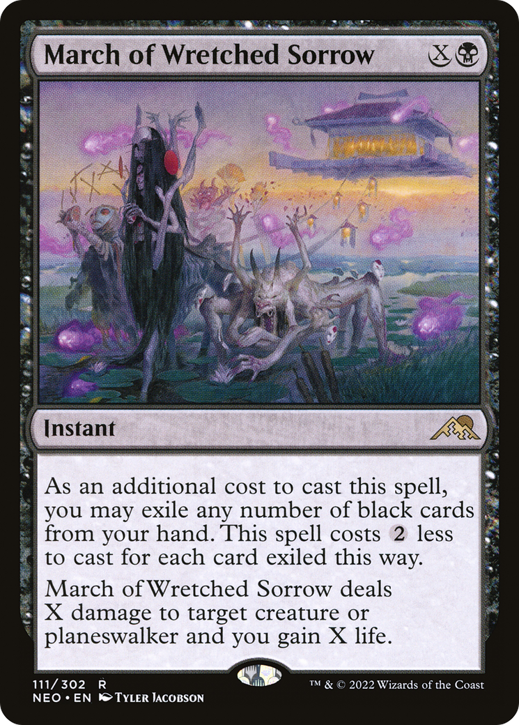 March of Wretched Sorrow [Kamigawa: Neon Dynasty] | Grognard Games