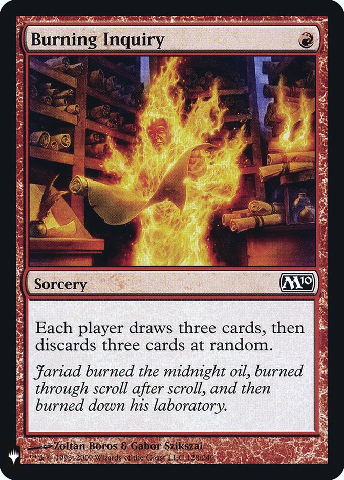 Burning Inquiry [Mystery Booster] | Grognard Games